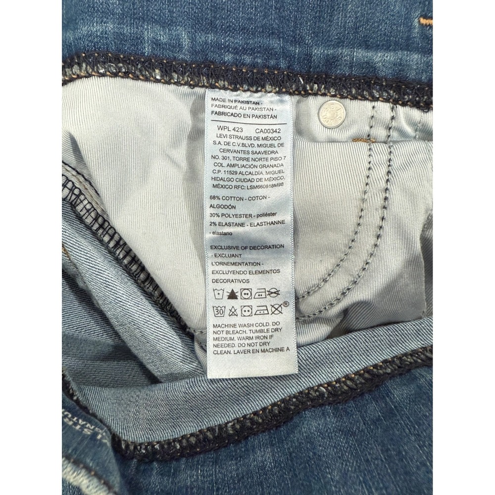 Levi Strauss Signature Womens Perfect Pull On Skinny Shaping Jeans Size 6  W388 - Picture 5 of 13